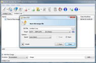 Active@ ISO Manager. Burn ISO image file. Screenshot